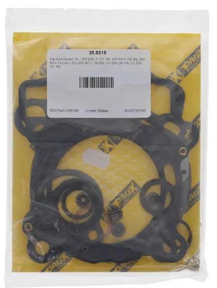 35.6316 ProX 35.6316 ProX Top End Gasket Set KTM250SX-F '16-22 + FC250 '16-22