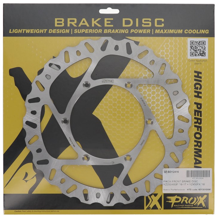 37.BD12416 ProX 37.bd12416 ProX Frontbrake Disc YZ250/450F '16-22 + YZ125/250 '17-22